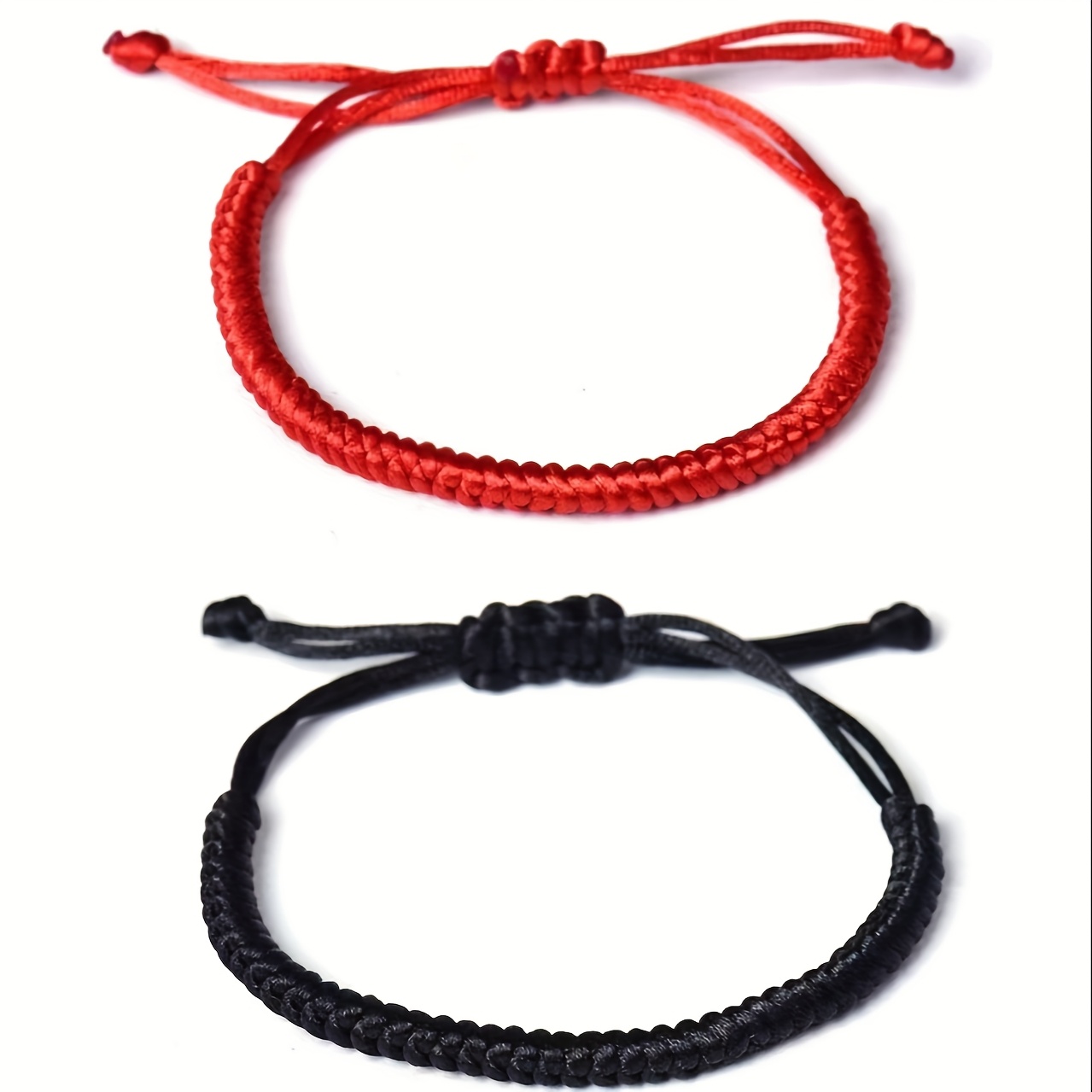 Red Rope Bracelet with Powerful Knot for Casual Attire or as Gift